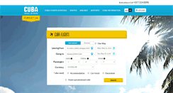 Desktop Screenshot of cubajet.com